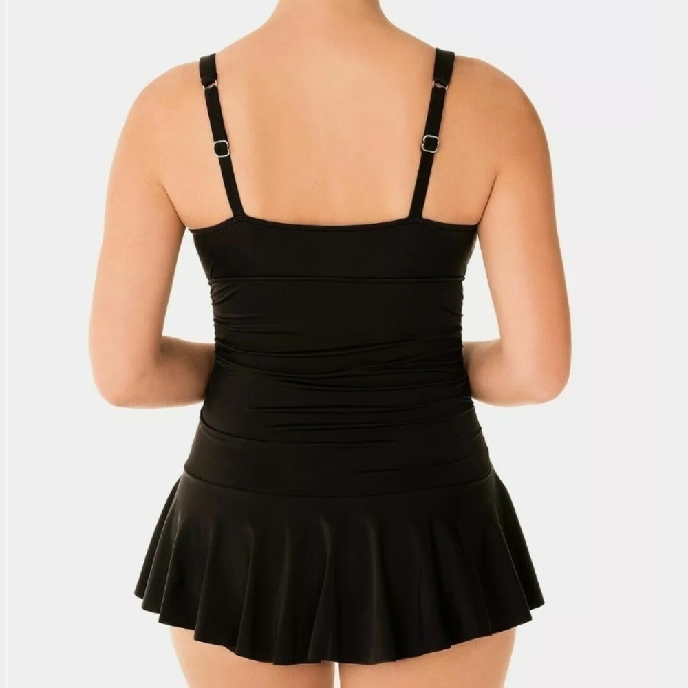 SWIM Solutions Skater One Piece Swimdress Swimsuit - Picture 2 of 7